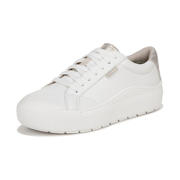 Dr. Scholls Womens Time Off Lace Up Round Toe Sneaker White Size 7.5M NIB - Picture 2 of 2